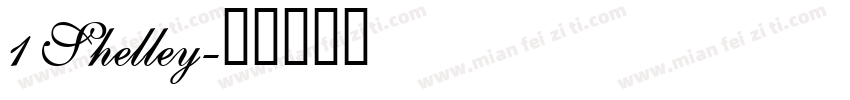 1 Shelley字体转换